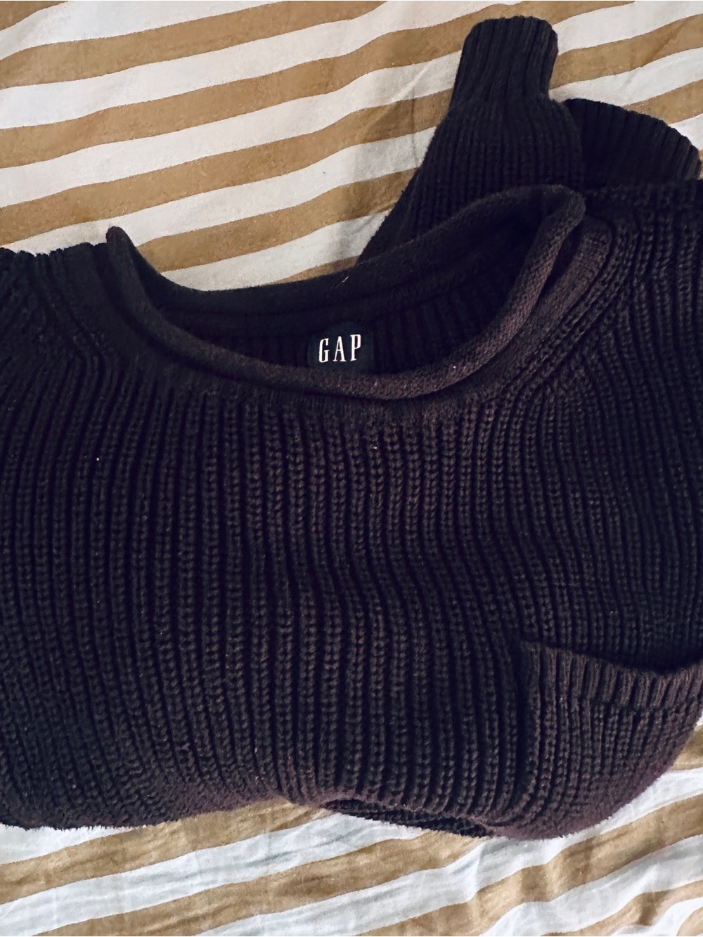 GAP Cotton Rolled Neck Sweater